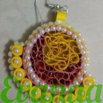 quilling earring