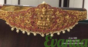 Gold Plated Designer Vadanam / Oddiyanam