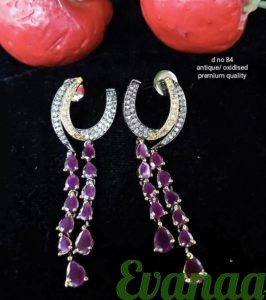 Designer Antique / Oxidised Earring