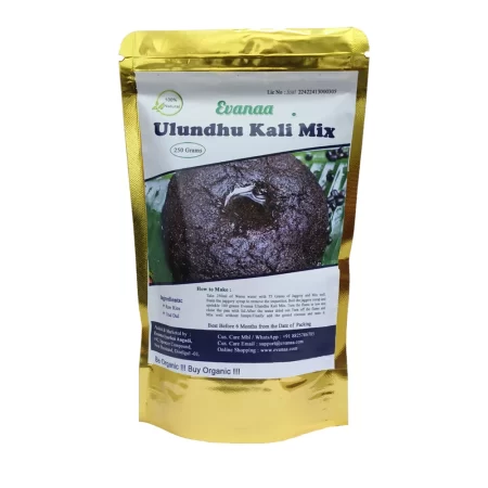 Evanaa Urad Kali Mix (250g) | Ulundhu Kali Instant Powder | Ready-to-Cook | Quick and Easy in 10 Minutes