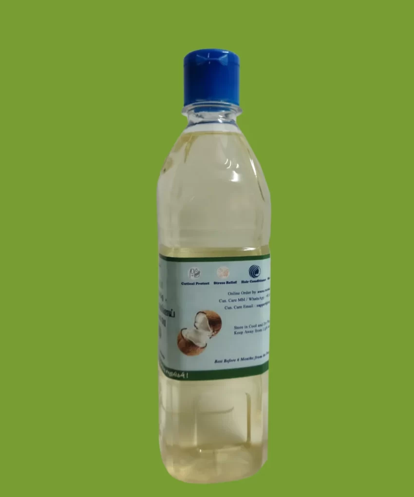500 ml-Evanaa Wood Pressed Coconut Oil (மர செக்கு தேங்காய் எண்ணெய் )