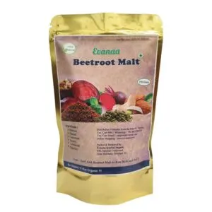 Evanaa Beetroot Malt 250g | 100% Natural and Homemade Health Drink | No added Preservatives | Diet & Nutrition Drink